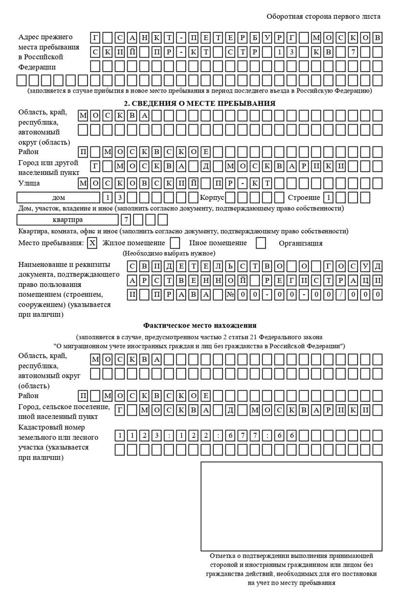 временная регистрация в Наро-Фоминске